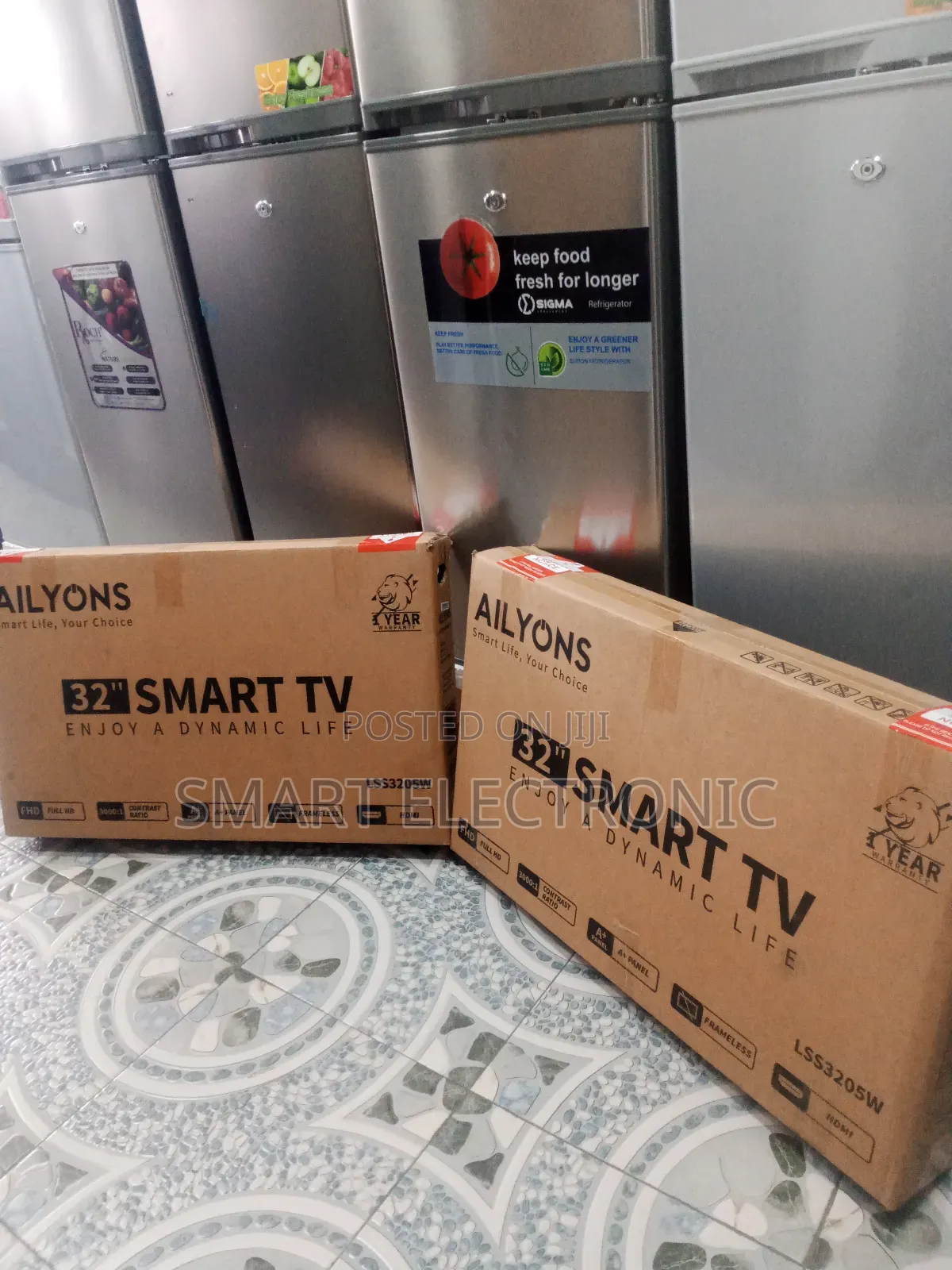 Ailyons 2024LED Television Smart Android Frameless 32inches