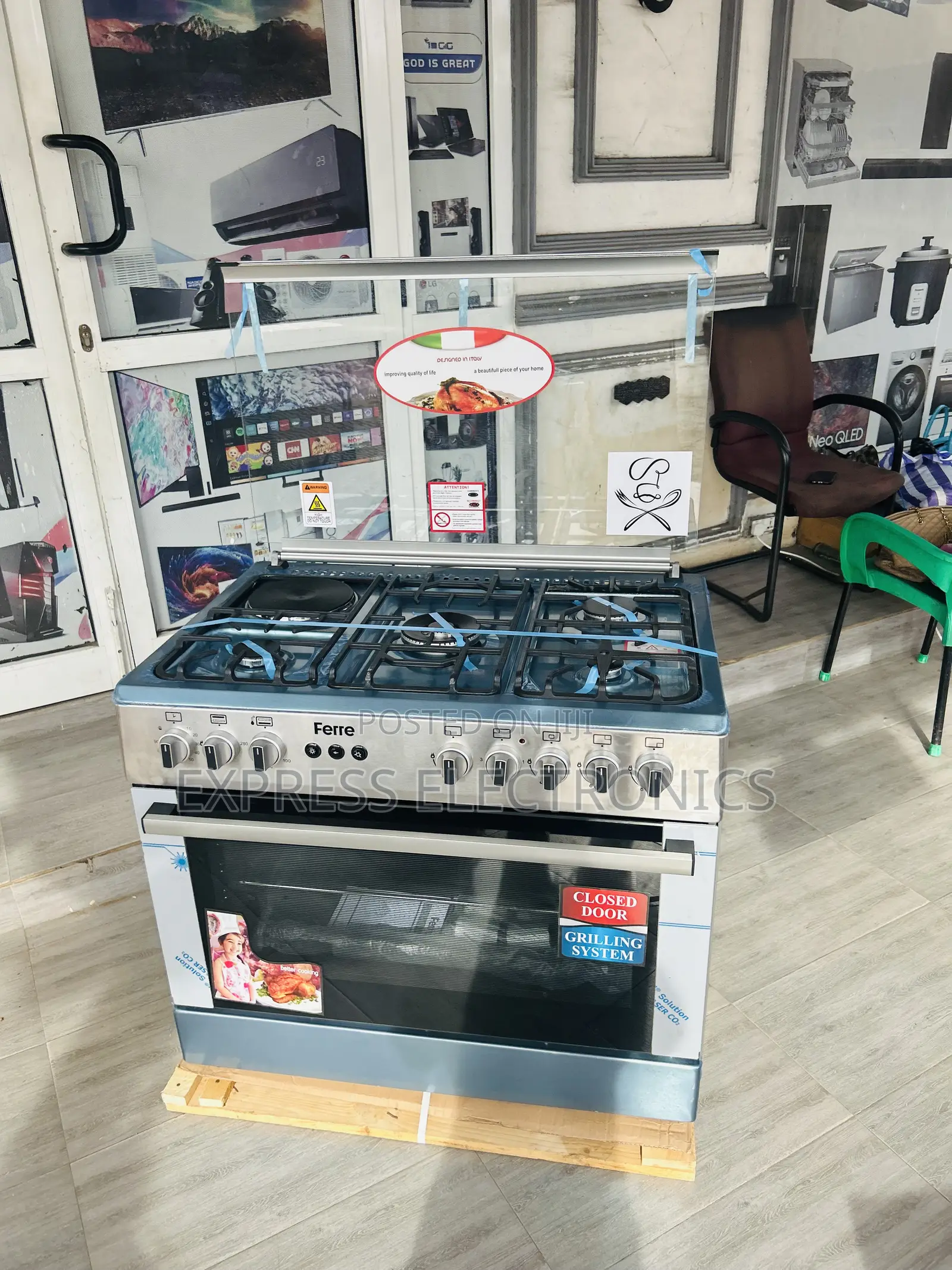 Multi Functional 4+1 Stove Oven Ignition 60/90