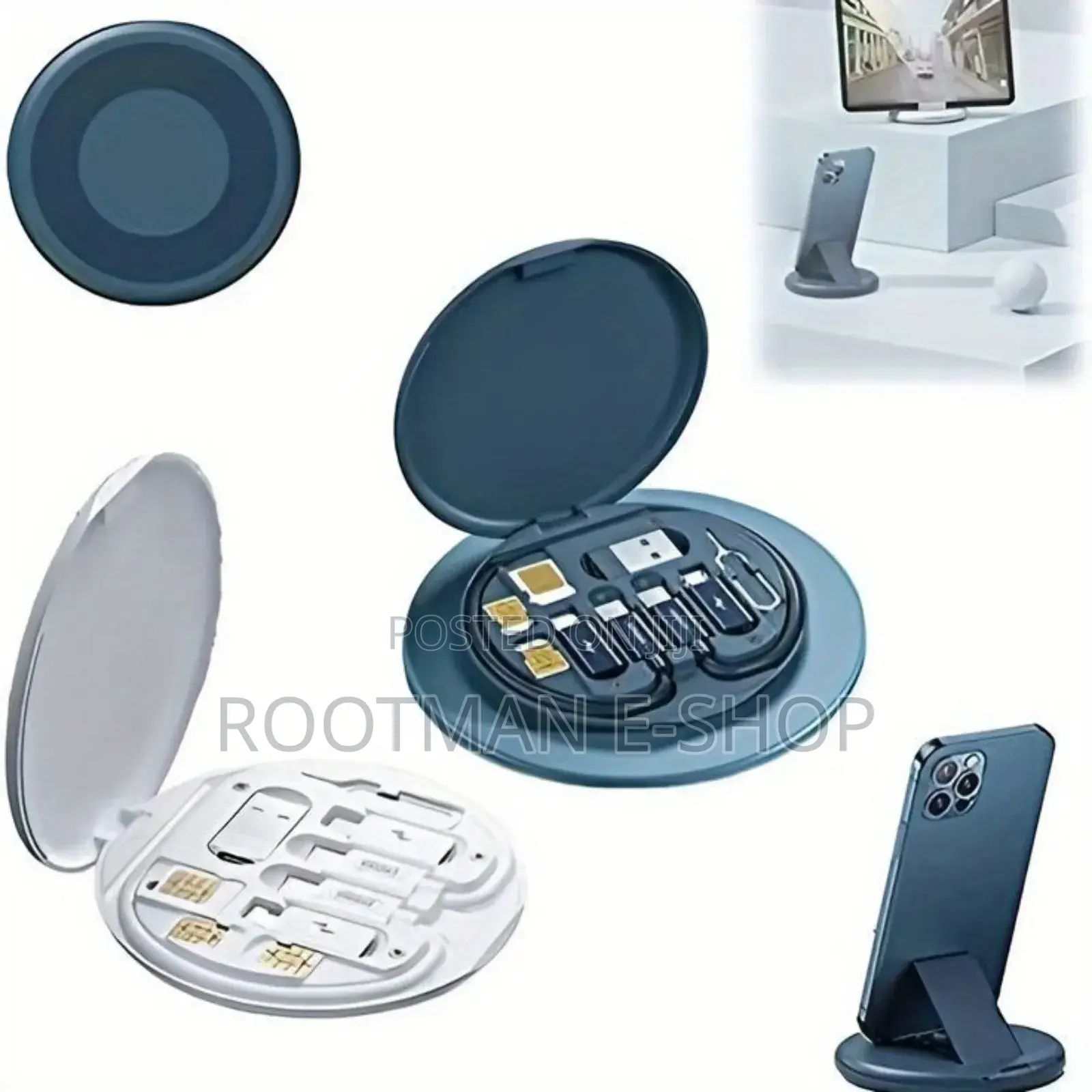 60w Fast Charging Cable Storage Box Mobile Phone Holder