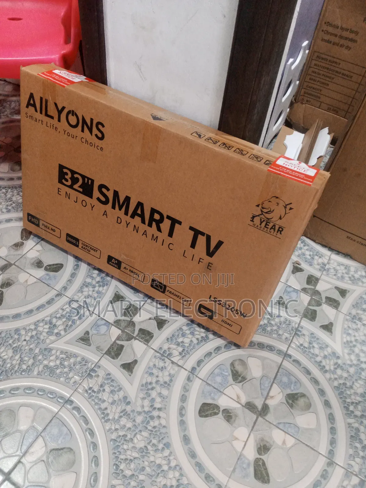Ailyons 32inches Television Smart Android Frameless Tv T2/S2