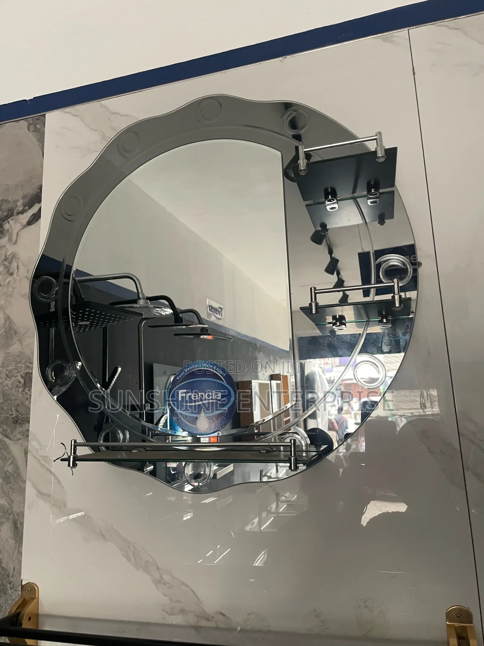 Round Design Bathroom Wall Mirror