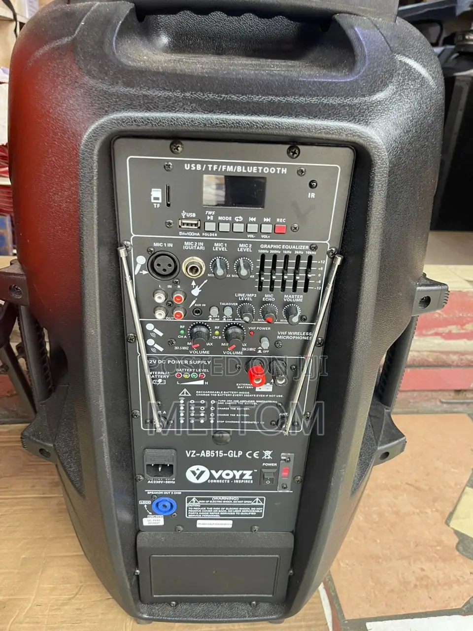 Voys 15inches Rechargeable Speaker 750W