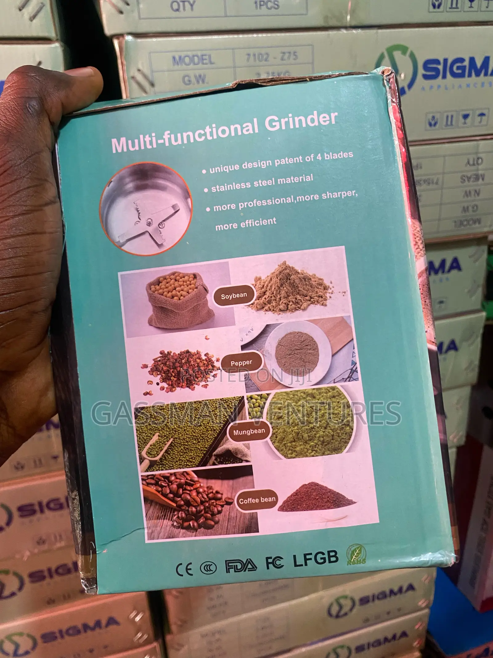 Grinder for Coffee , Soyabean , Pepper , Mungbean