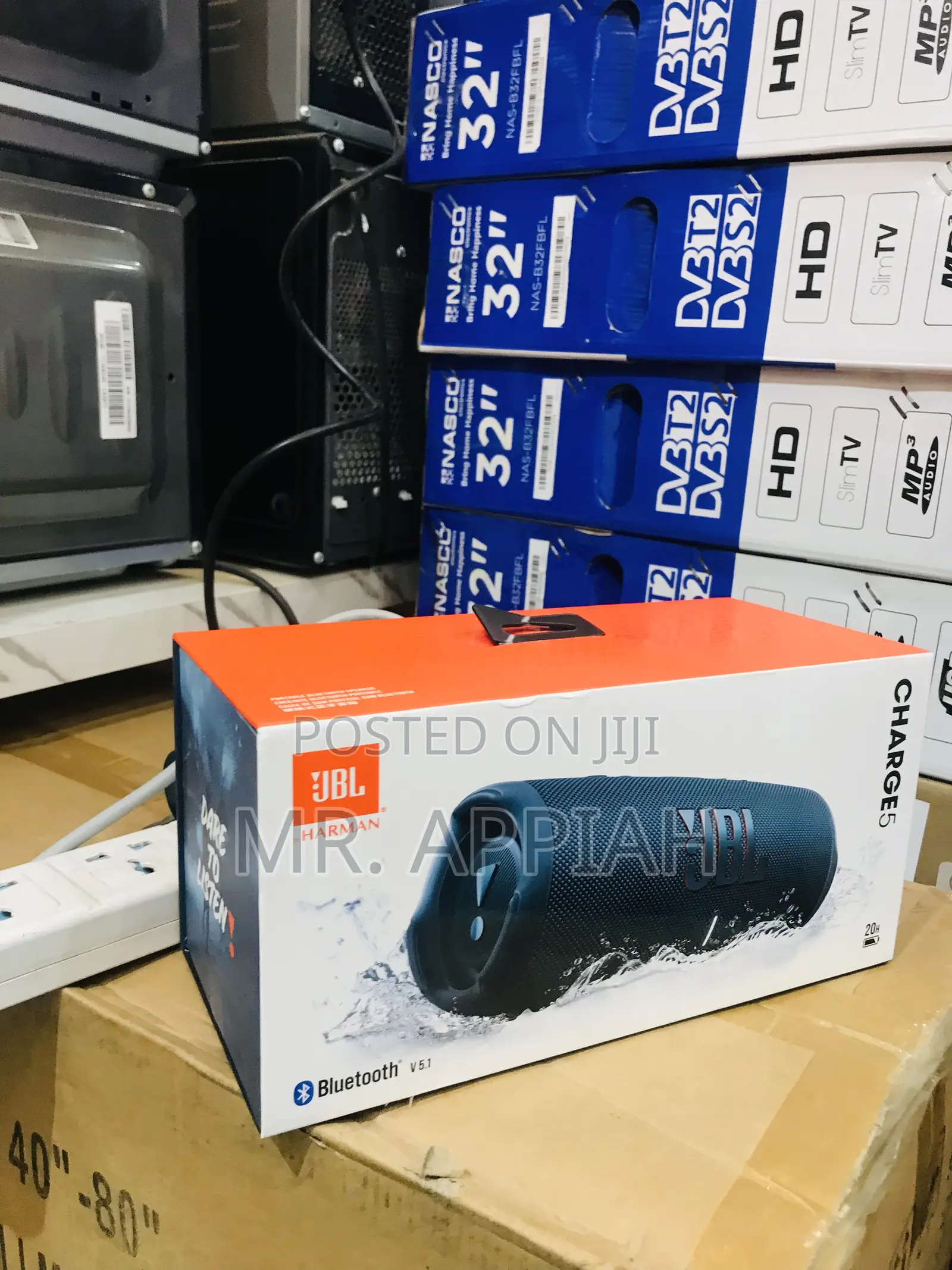 Buy Authentic JBL Charge Bluetooth Speaker(Blueblack).