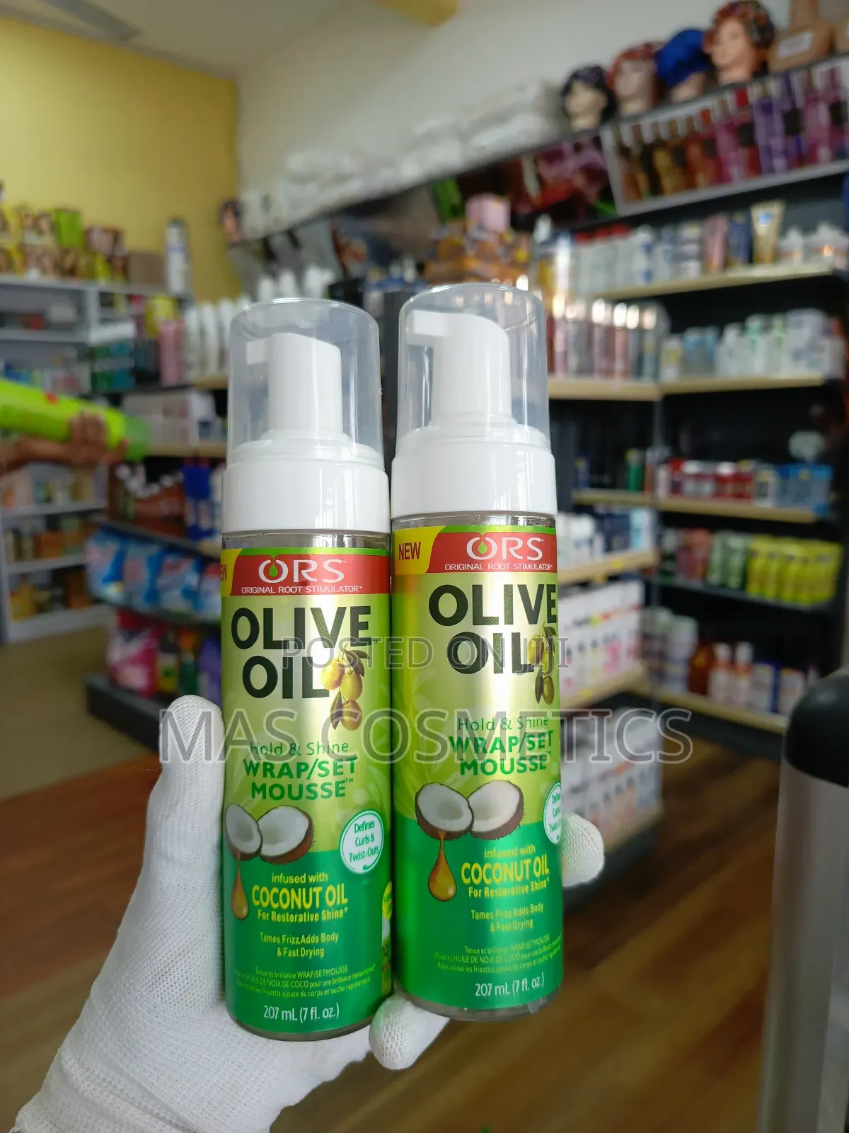 Ors Olive Oil Hold Shine Wrap/Set Mousse - 207ml