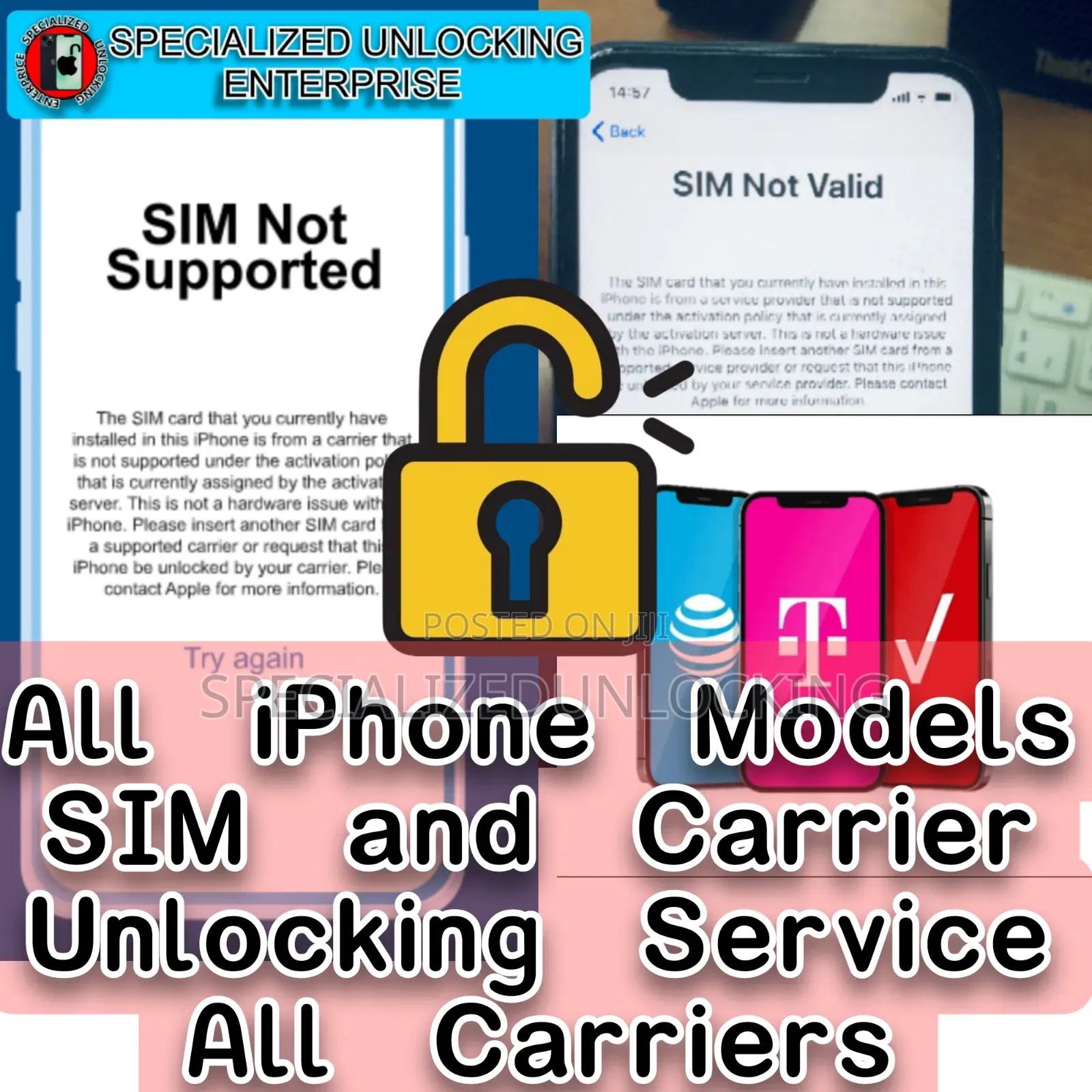 iPhone Sim Not Supported Carrier Unlocking Service