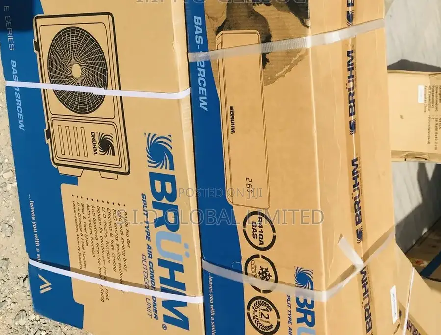 Brand New Bruhm 1.5hp Split Air Conditioner BAS-12RCEW