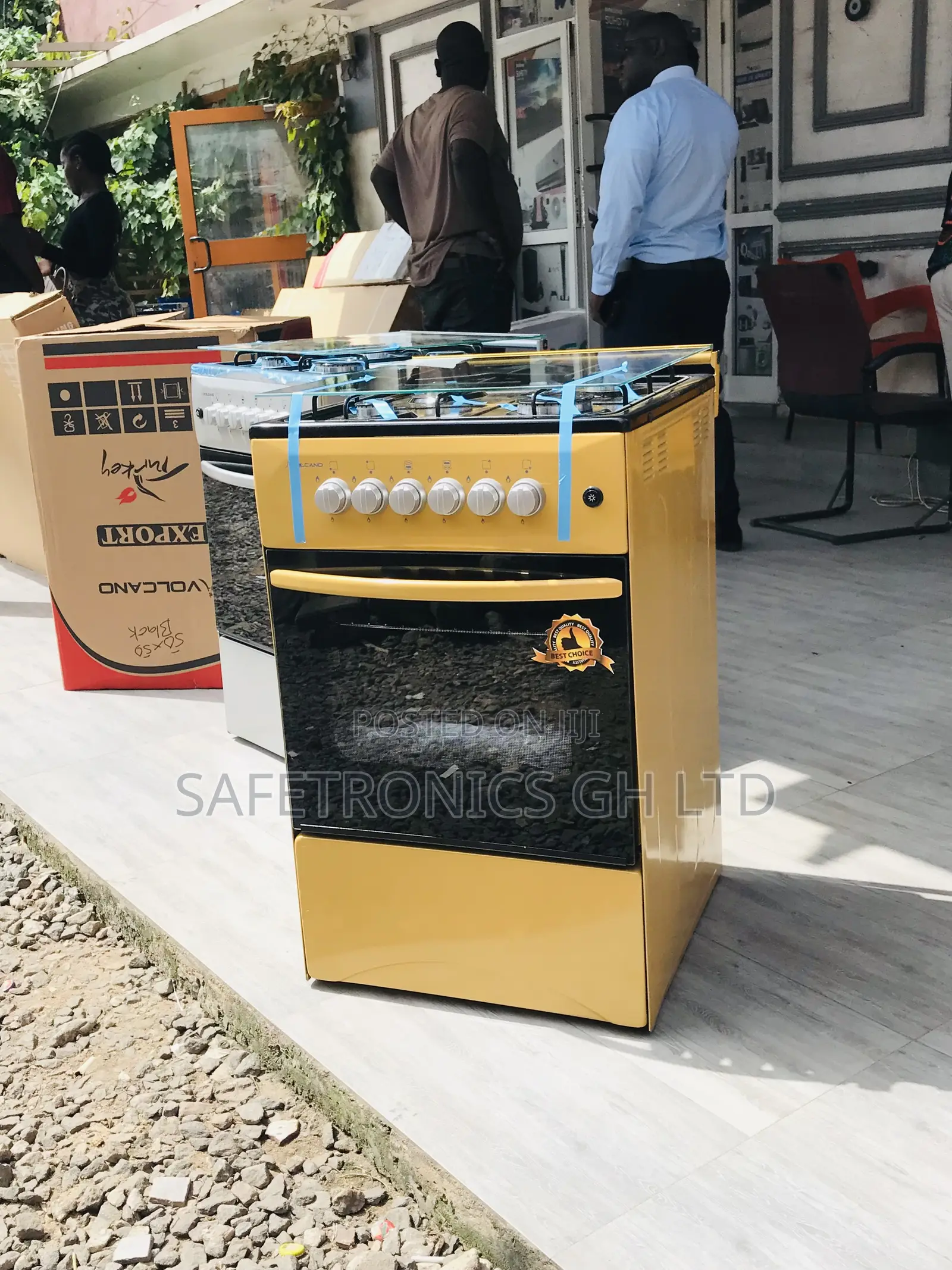Sealed Gold 4 Gas Cooker Oven With Grill Volcano 50by50 
