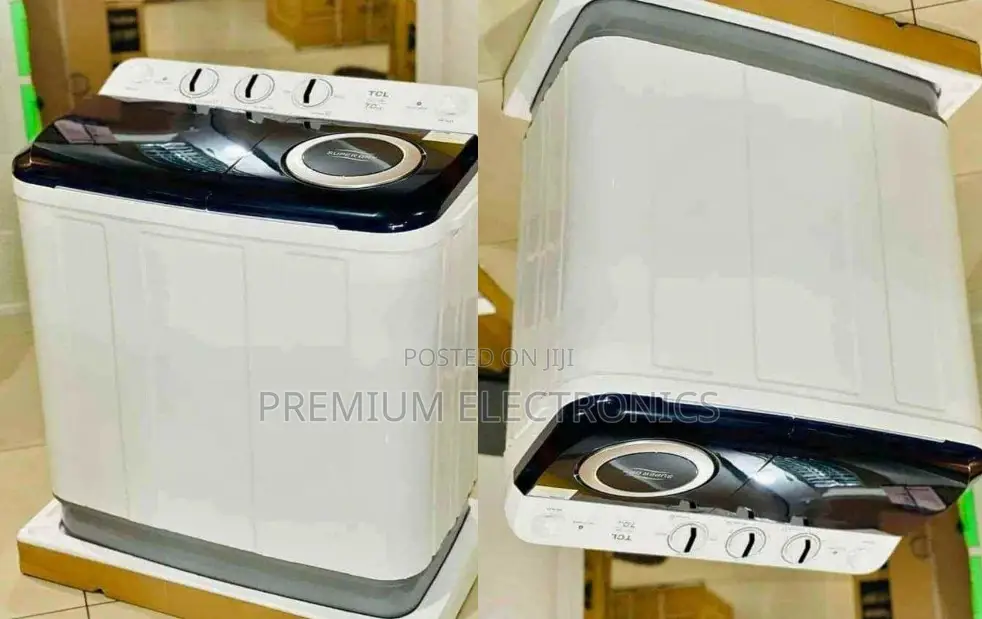 Effortless Cleaning With TCL 7kg Twin Top Quality Washer