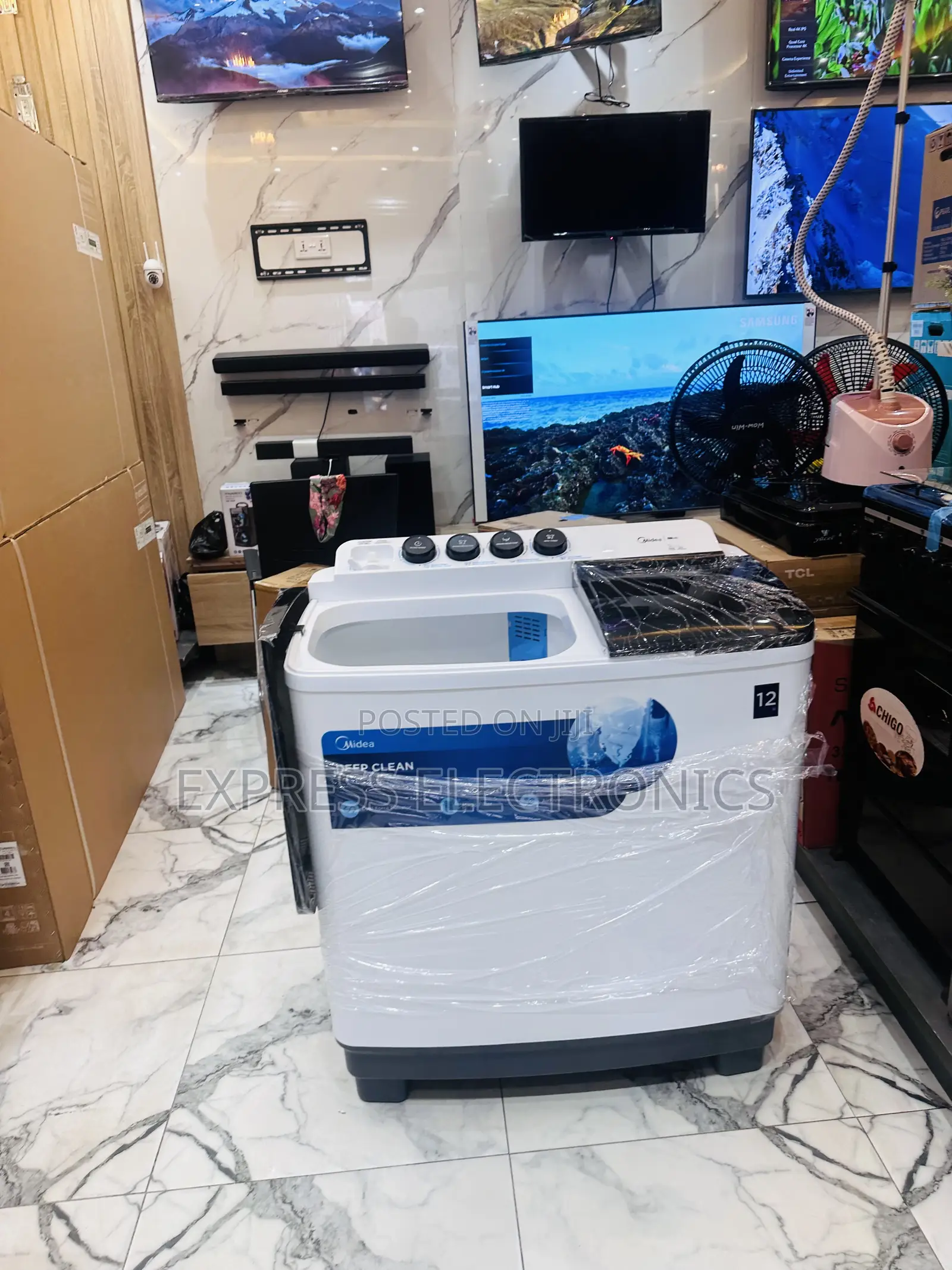 Spin Speed Washing Midea 12kg Topload Twintub