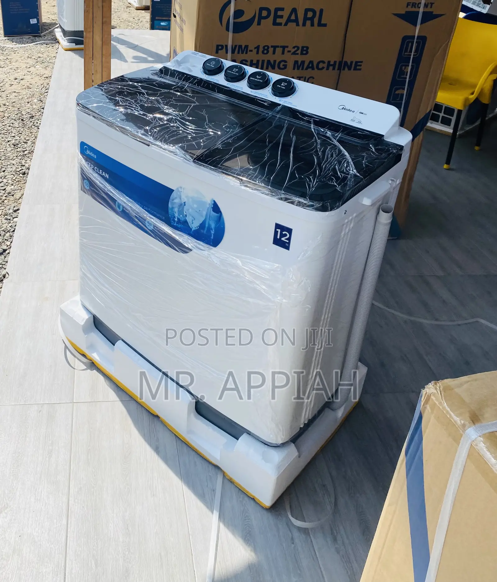 Affordable Midea 12kg Twin Tub Electric Washing Machine