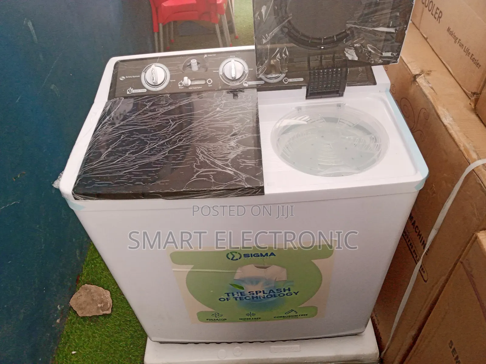 Sigma Twin Tub Washing Maching Heavy and Standard Wash 10kg