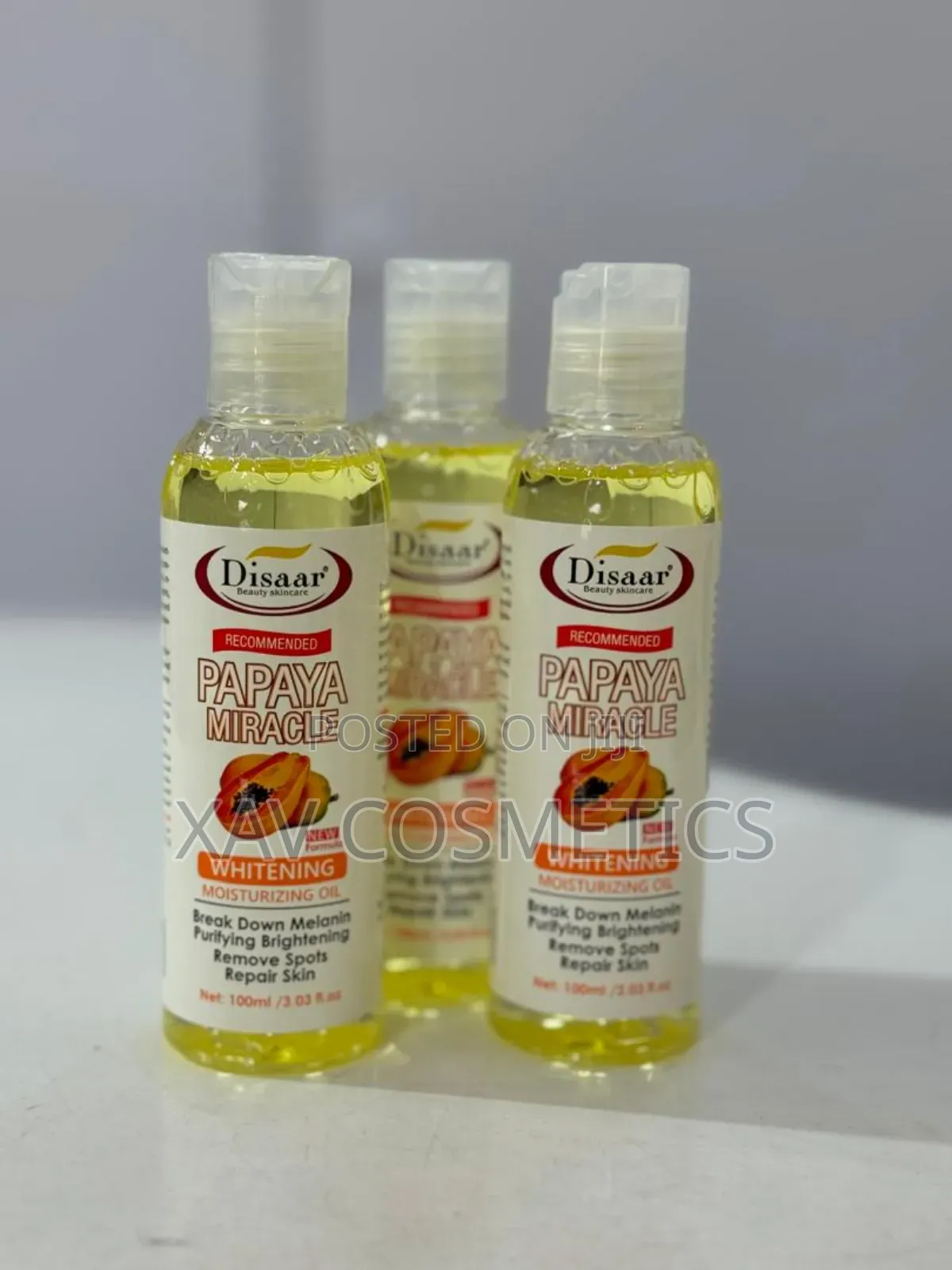 Disaar Papaya Miracle Whitening Moisturizing Oil