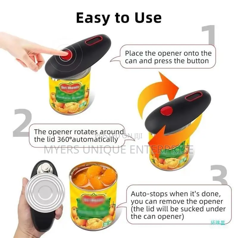 Electric Hand Free Can Opener