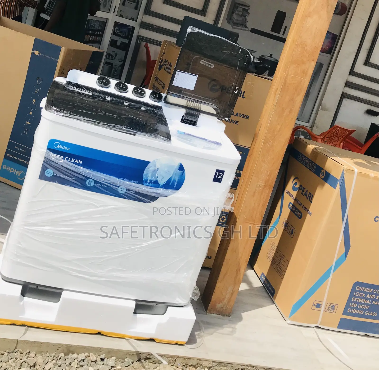 12kg Essential Washingmachine Topload Midea Semiautomatic 