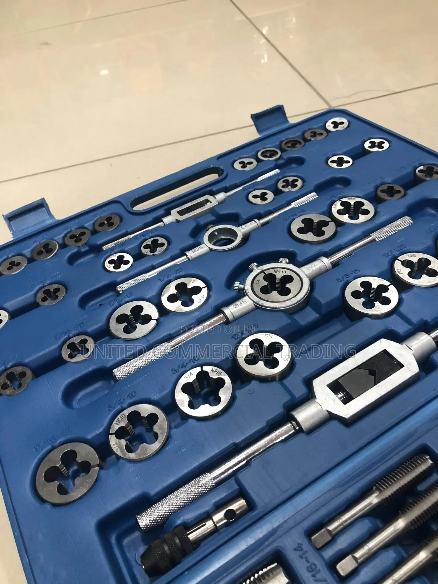 Tera 110pc Metric Tap Die Set