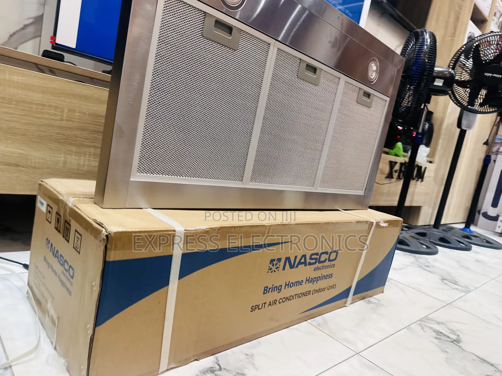 Midea 90cm T-Shape Chimney Cooker Hood Stainless Steel 90M21