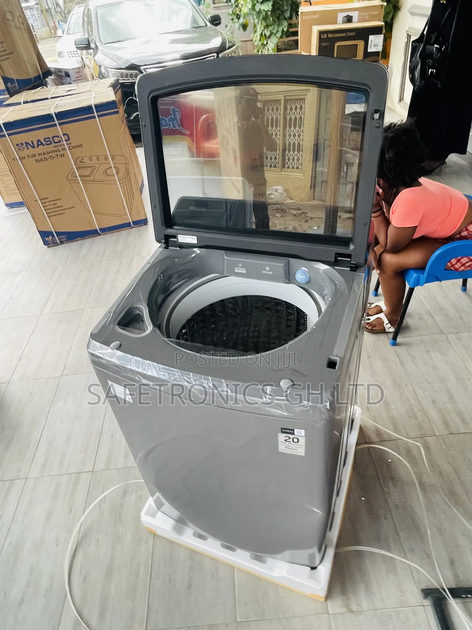 16kg Topload Fullyautomatic Samsung Gray Washingmachine 