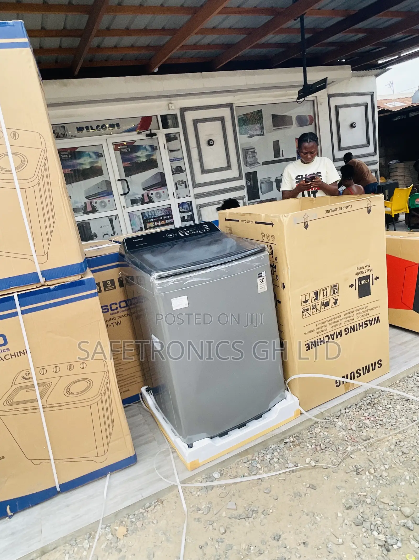 Boxed Topload Samsung 16kg Fullyautomatic Washingmachine
