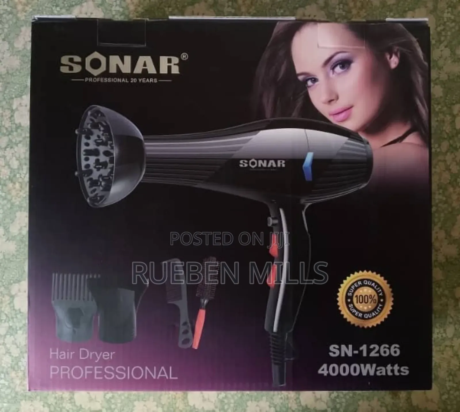 5 in One Sonar Hair Salon Blow Dryer 4000 Watts