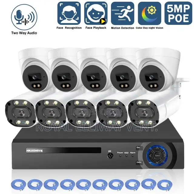 4mp 8ch Poe NVR Kit With Audio