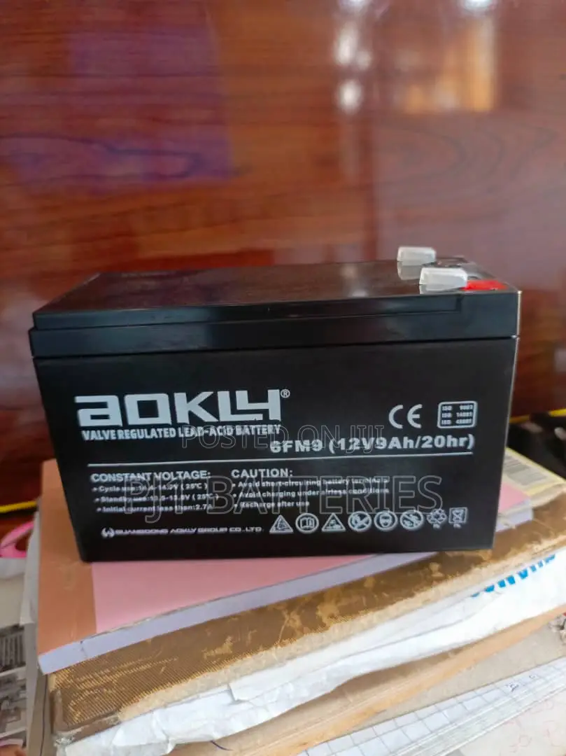 Original 12v 9AH Aokly Battery