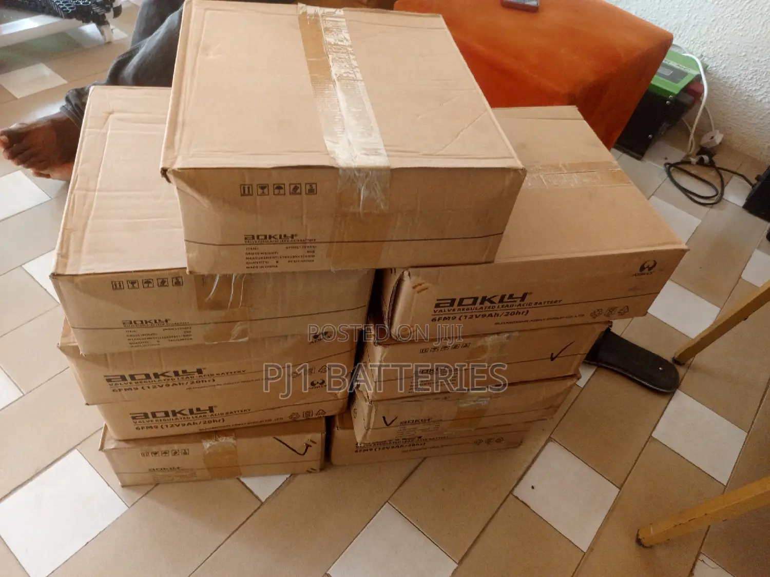 Original 12v 9AH Aokly Battery