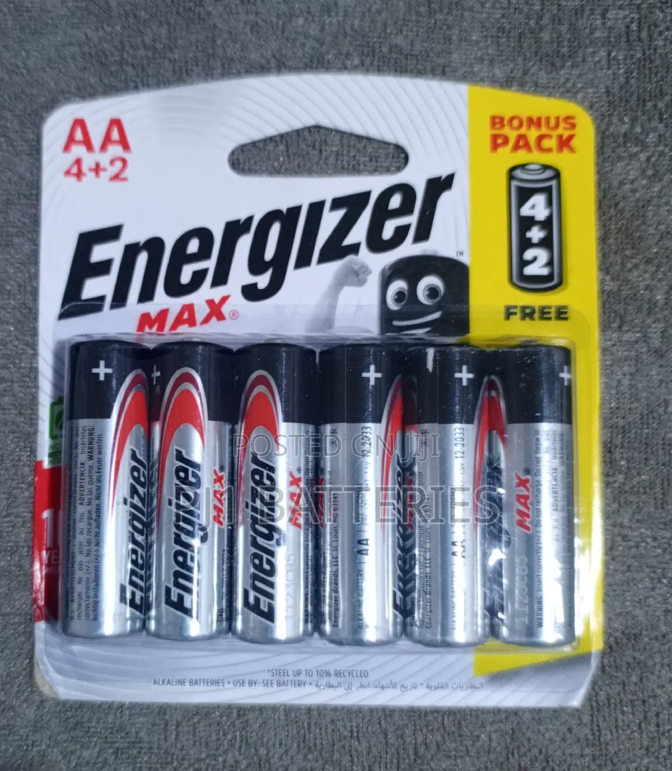 AA X6 ENERGIZER Alkaline