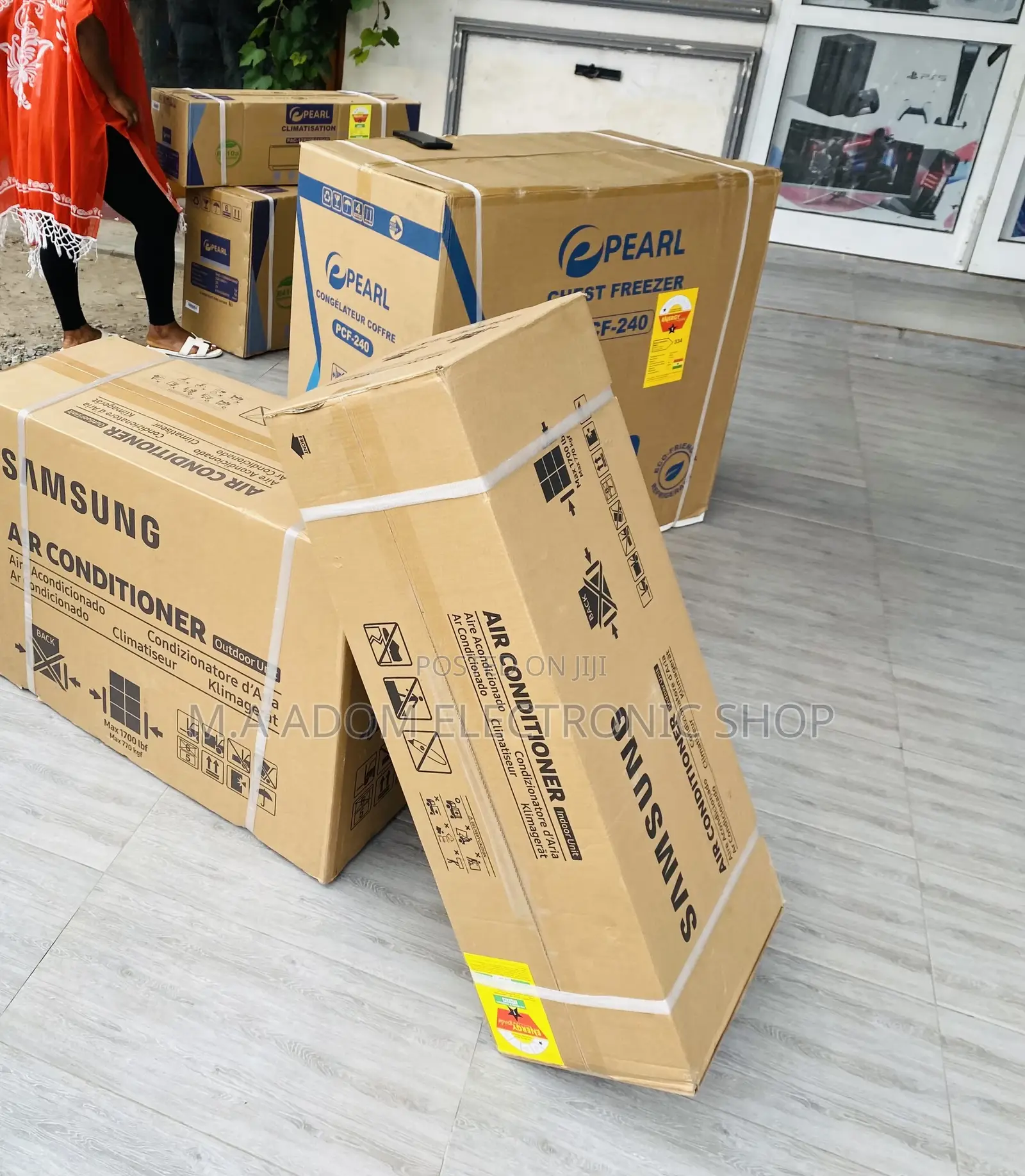 Authentic Samsung Split Type R410 Air Conditioner(White).