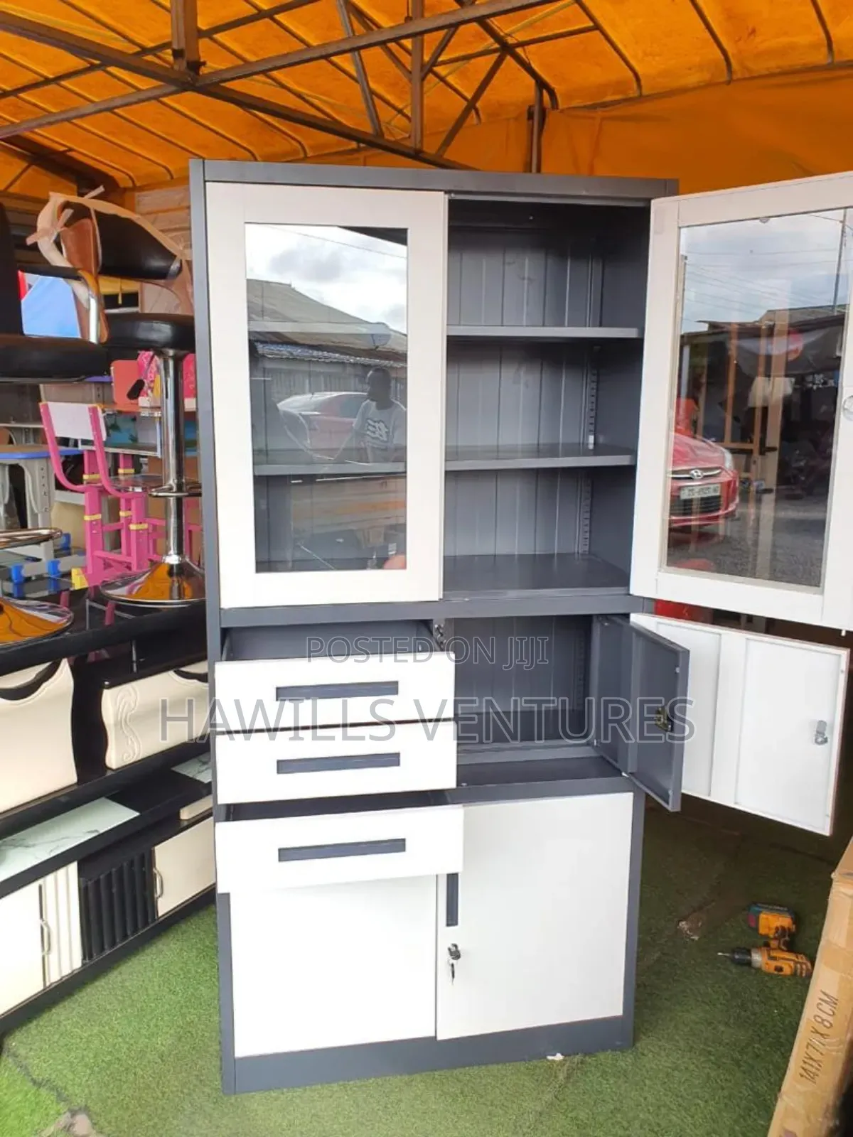 Cabinet With Safe