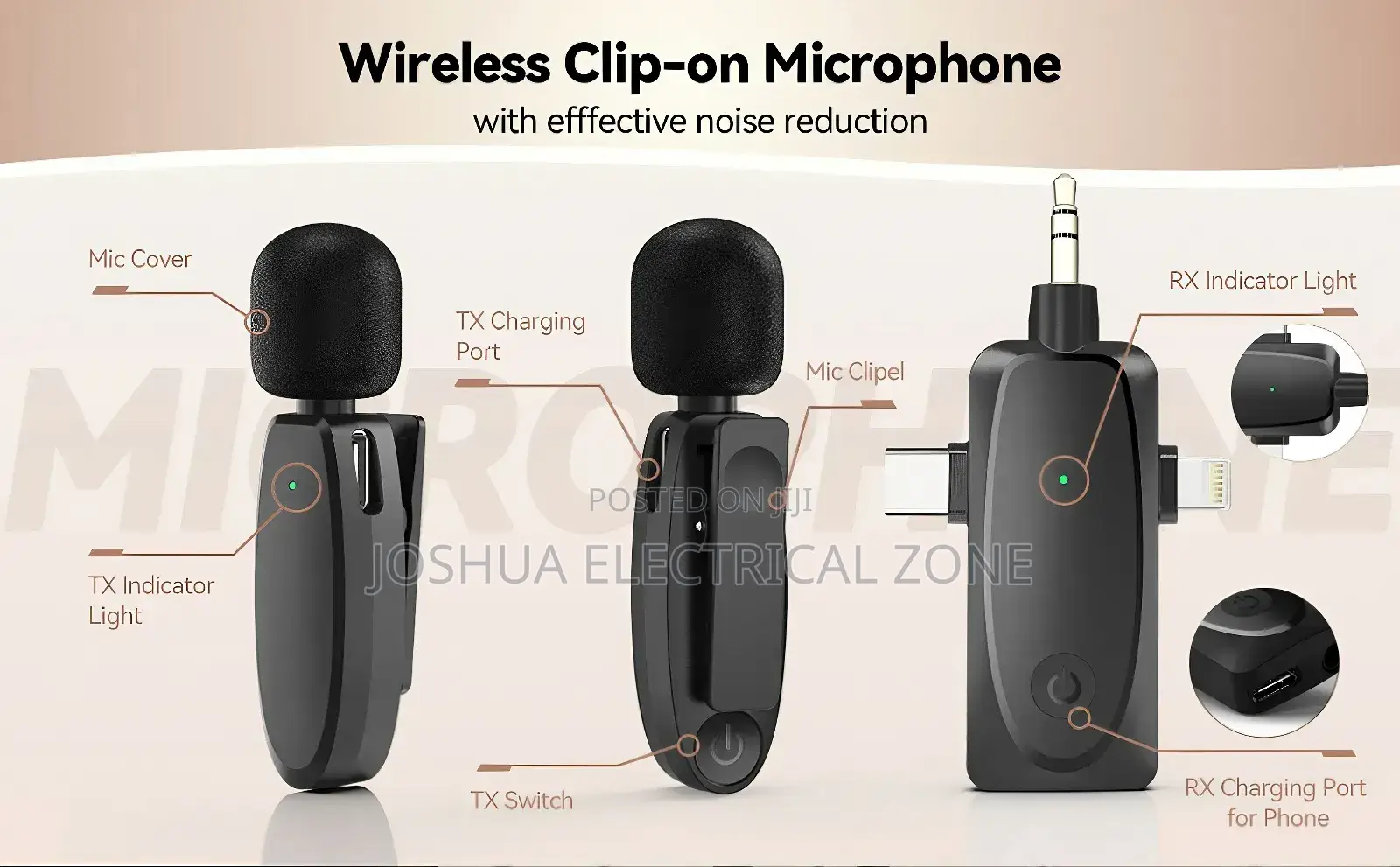 3in1 Wireless Microphone