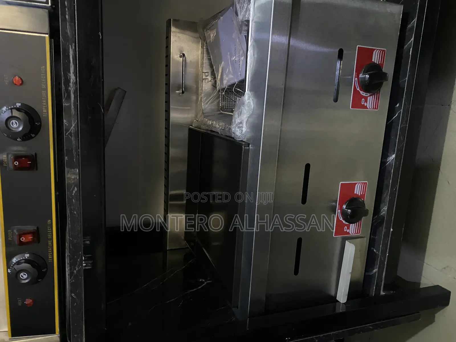 Gas Griddle With Gas Fryer