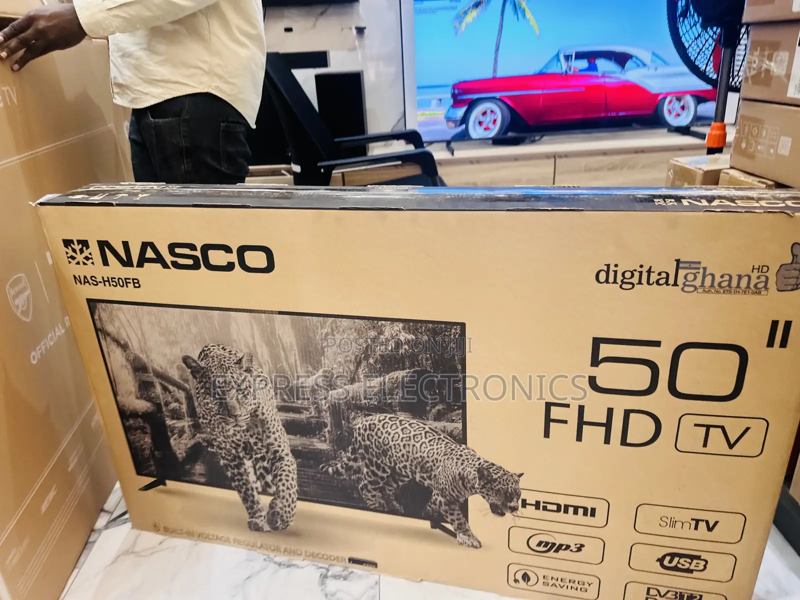 Nasco 50” FHD Satellite Image Clear Picture