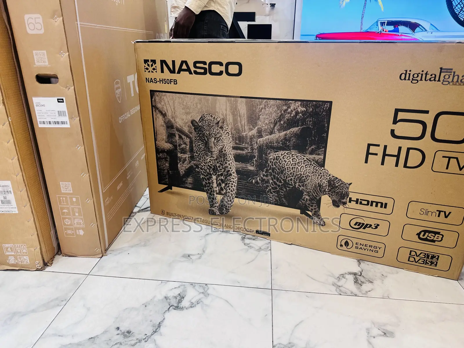 Nasco 50” FHD Satellite Image Clear Picture