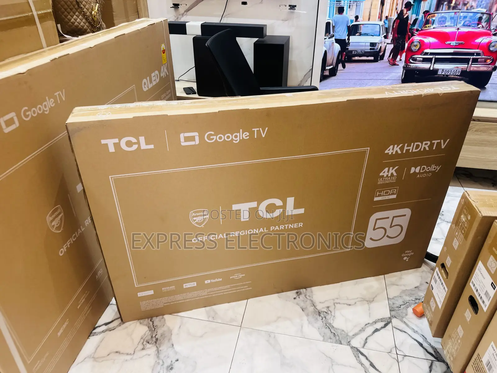 Get a New Television TCL UHD Smart 55”P645