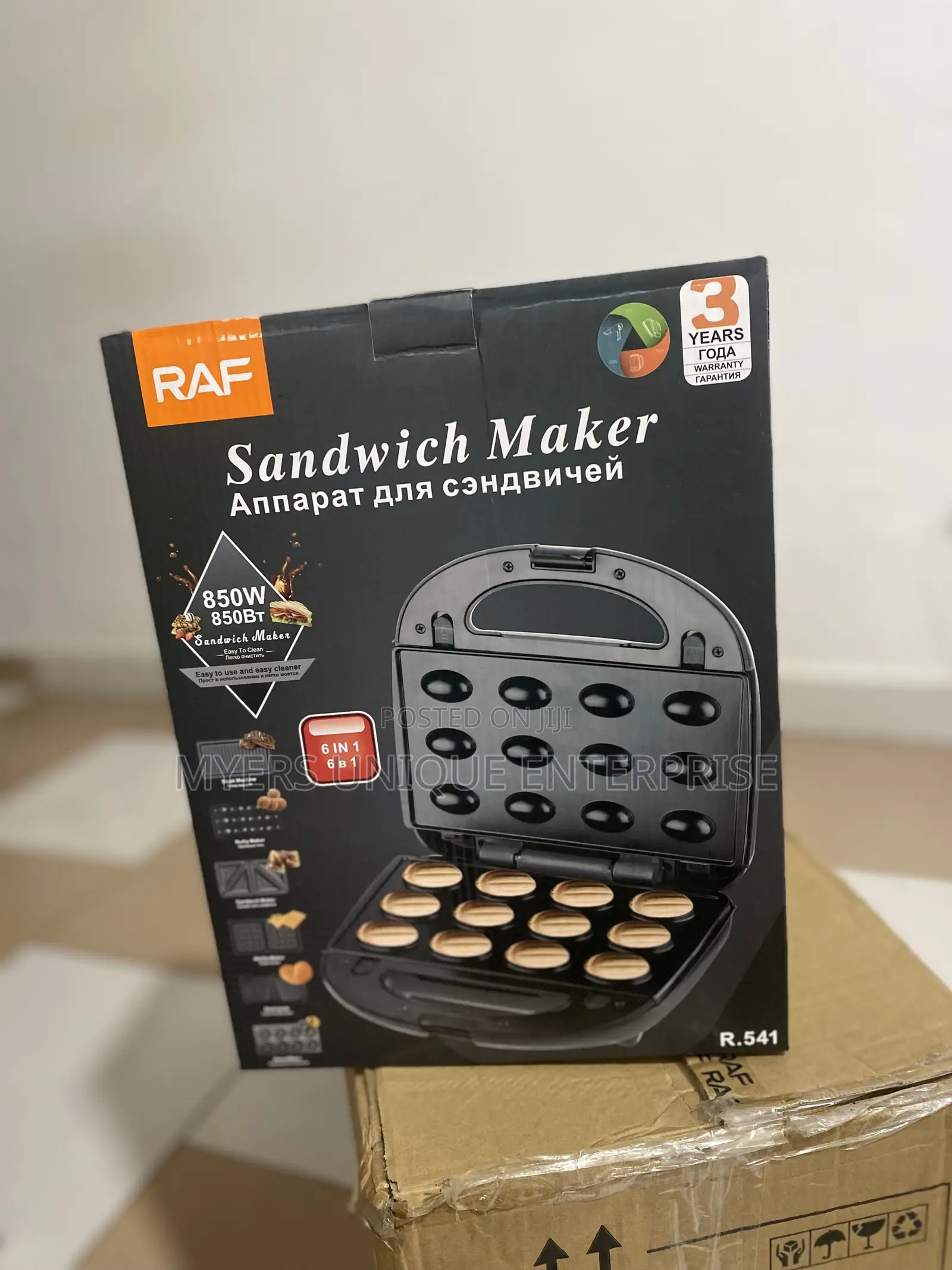 Energy Efficient Raf 6in1 Sandwich Maker