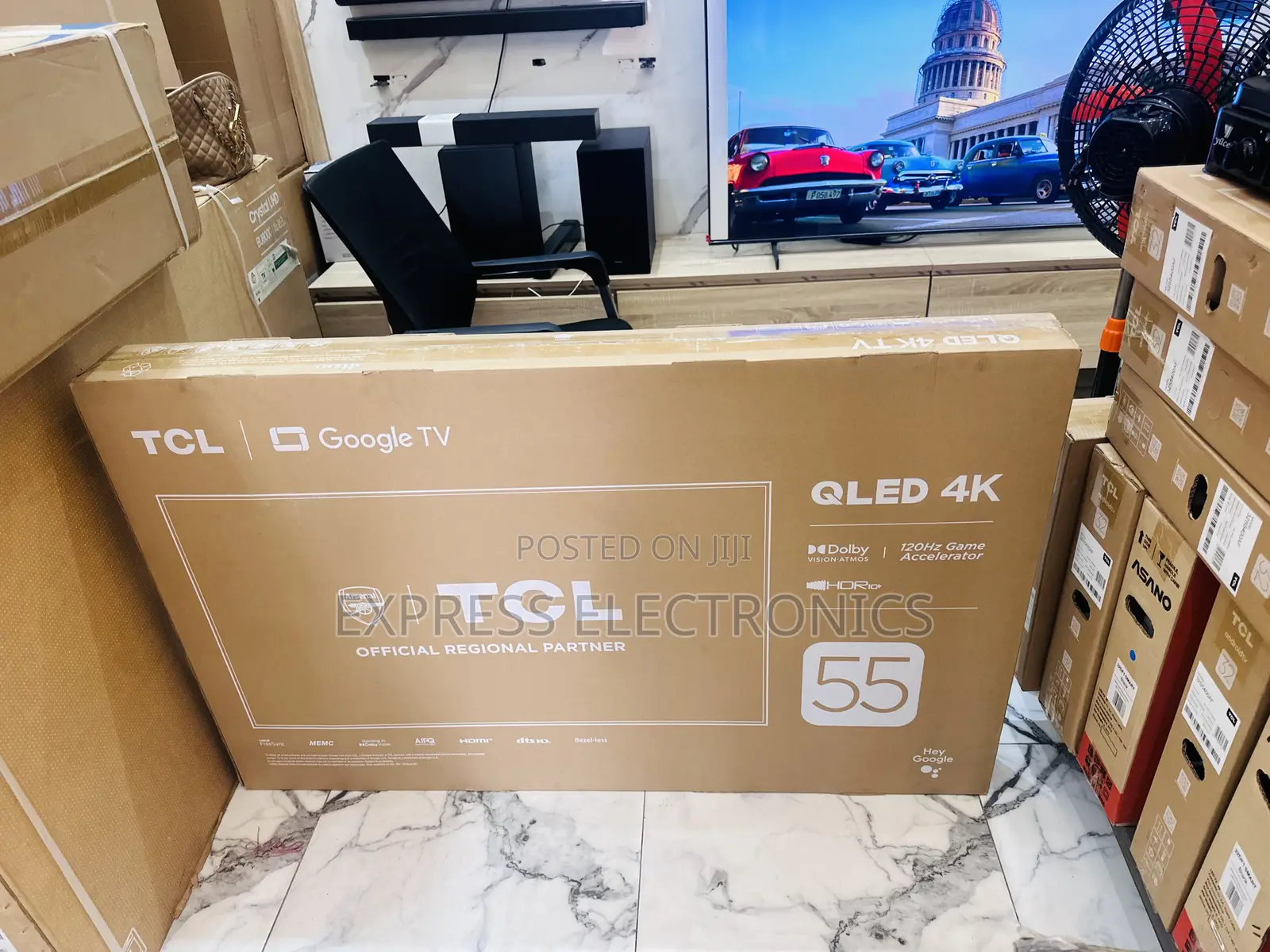 TCL 55”C645 QLED Television  Glossy Screen 