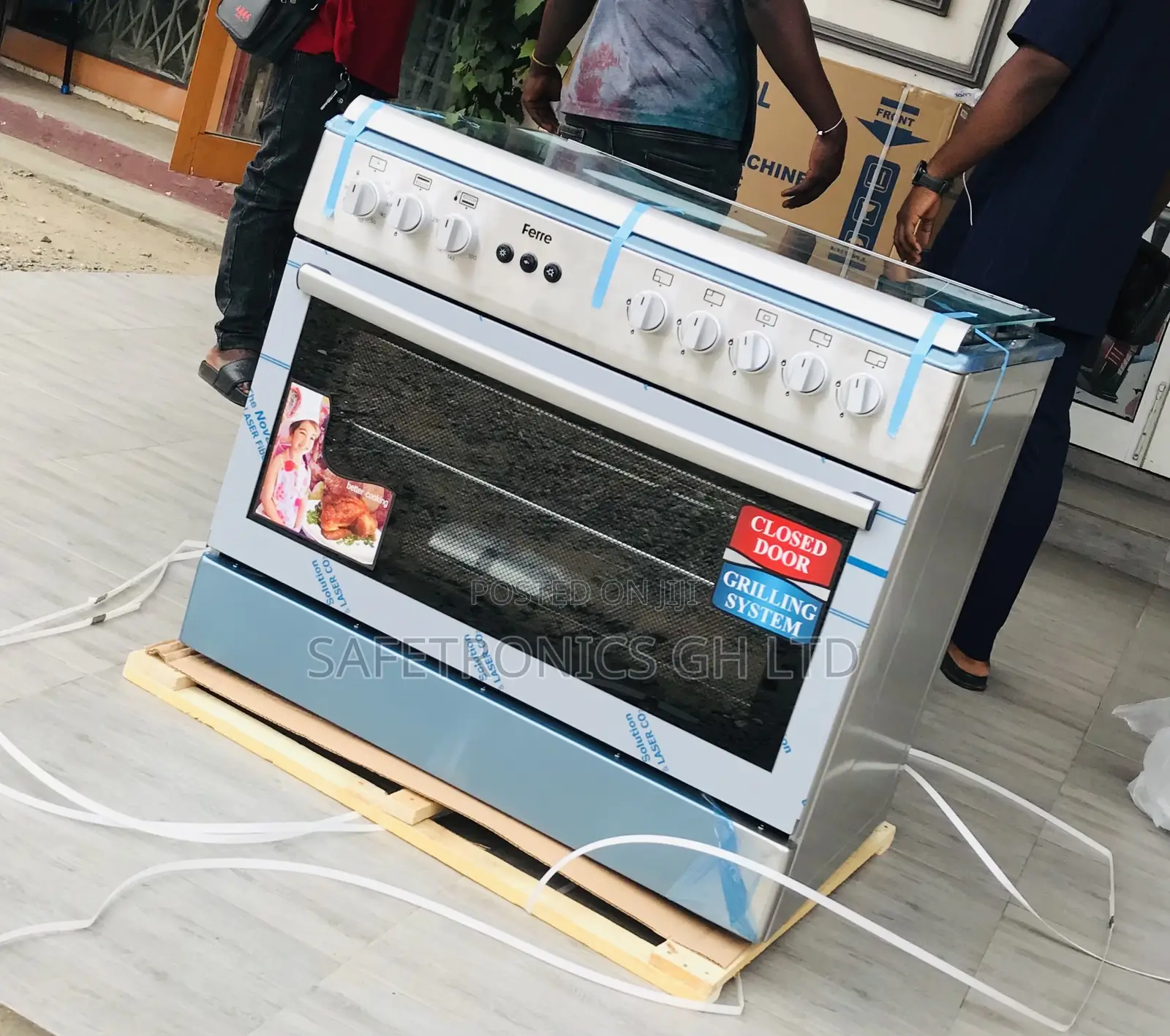 Ferre 1 Electric 4 Gas Cooker 60x90 Oven With Grill 