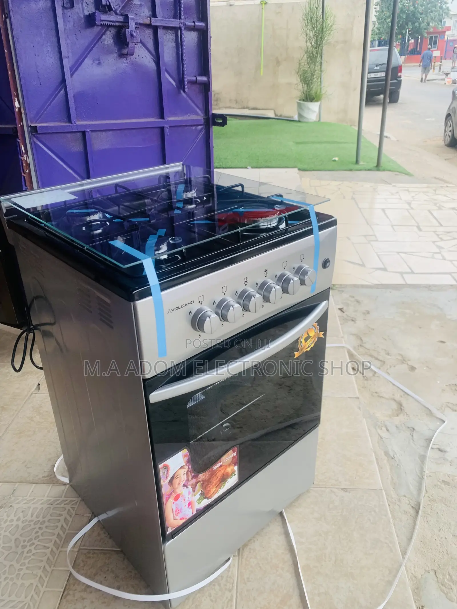 Reliable Volcano 50x50 Oven and Grill 4 Burner(Gray).