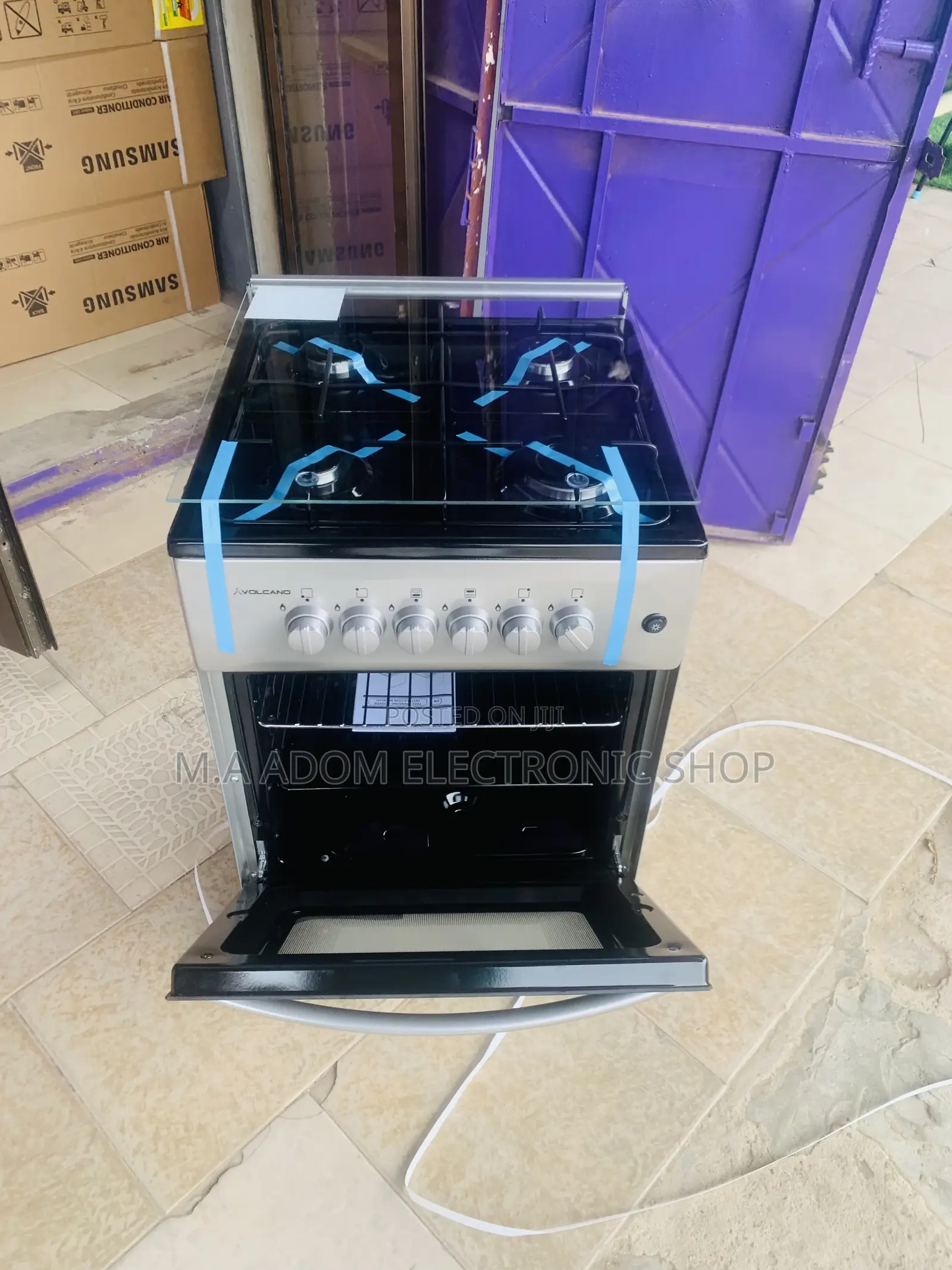 Buy Authentic Volcano 50x50 Oven and Grill 4 Cooker(Gray).