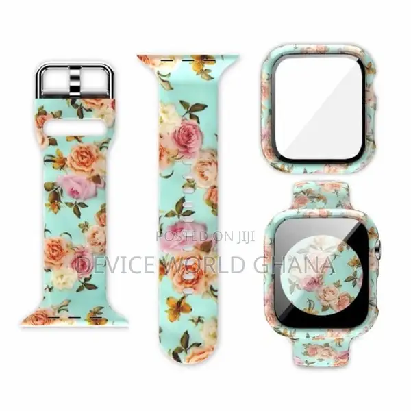 Printed 2 In 1 Case + Strap For Apple Watch (All Sizes)