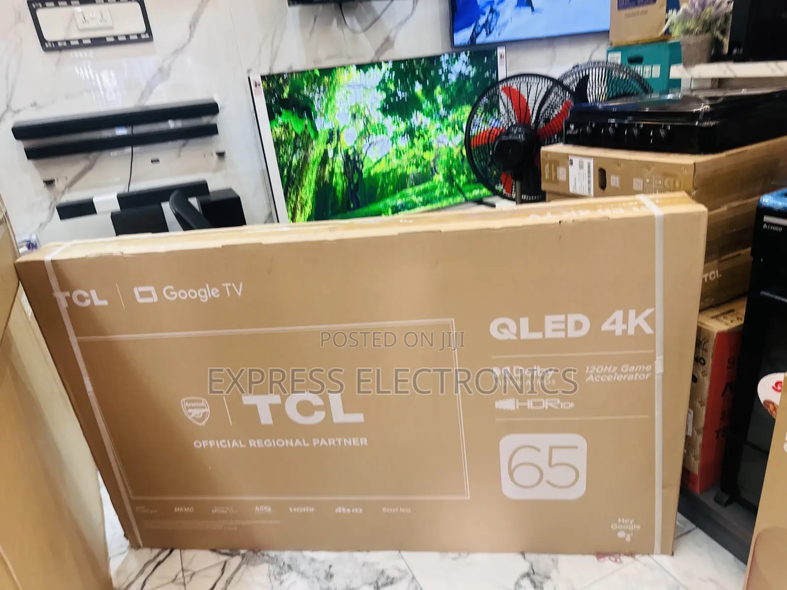 TCL 65”C645 QLED Smart Android Slim Edgeless