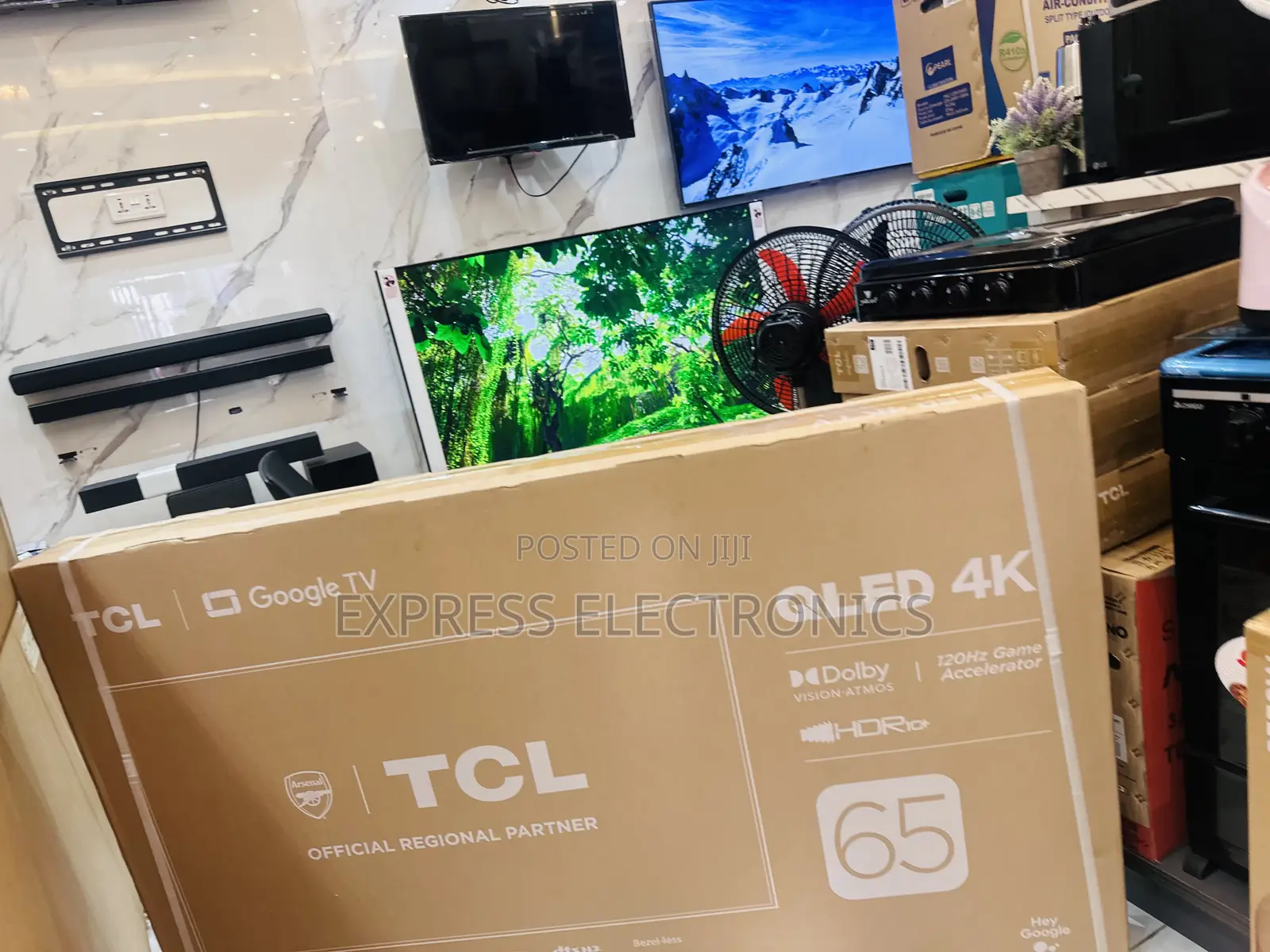 TCL 65”C645 QLED Smart Android Slim Edgeless
