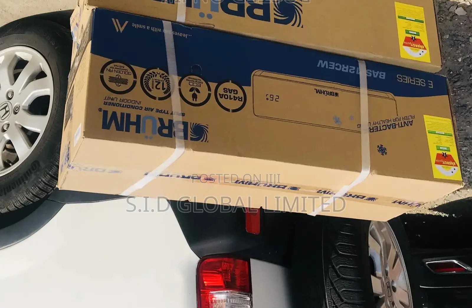 Original Bruhm 1.5hp Split Air Conditioner BAS-12RCEW