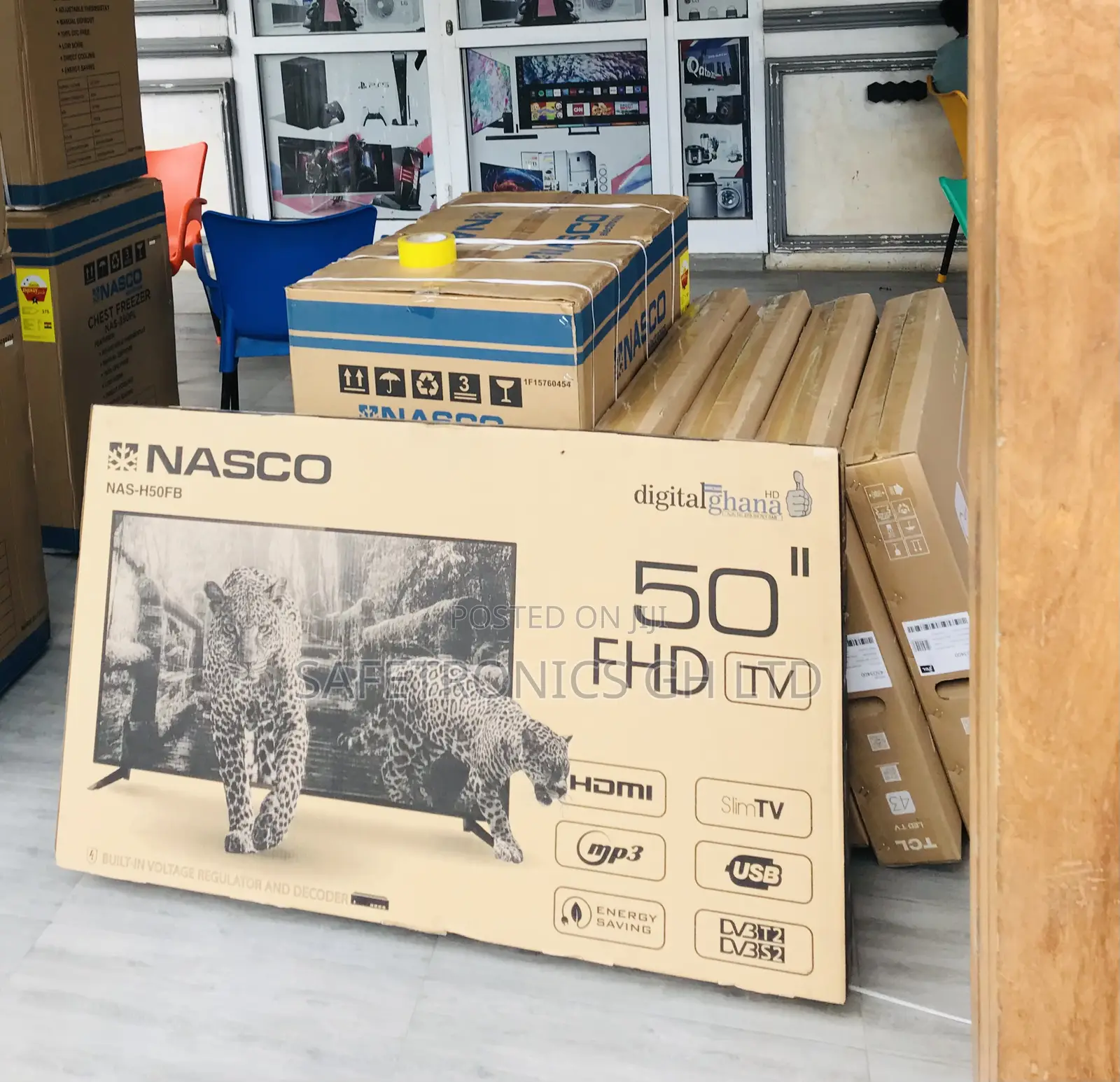 Classic Nasco 50 Inch HD Digital Satellite(Black).