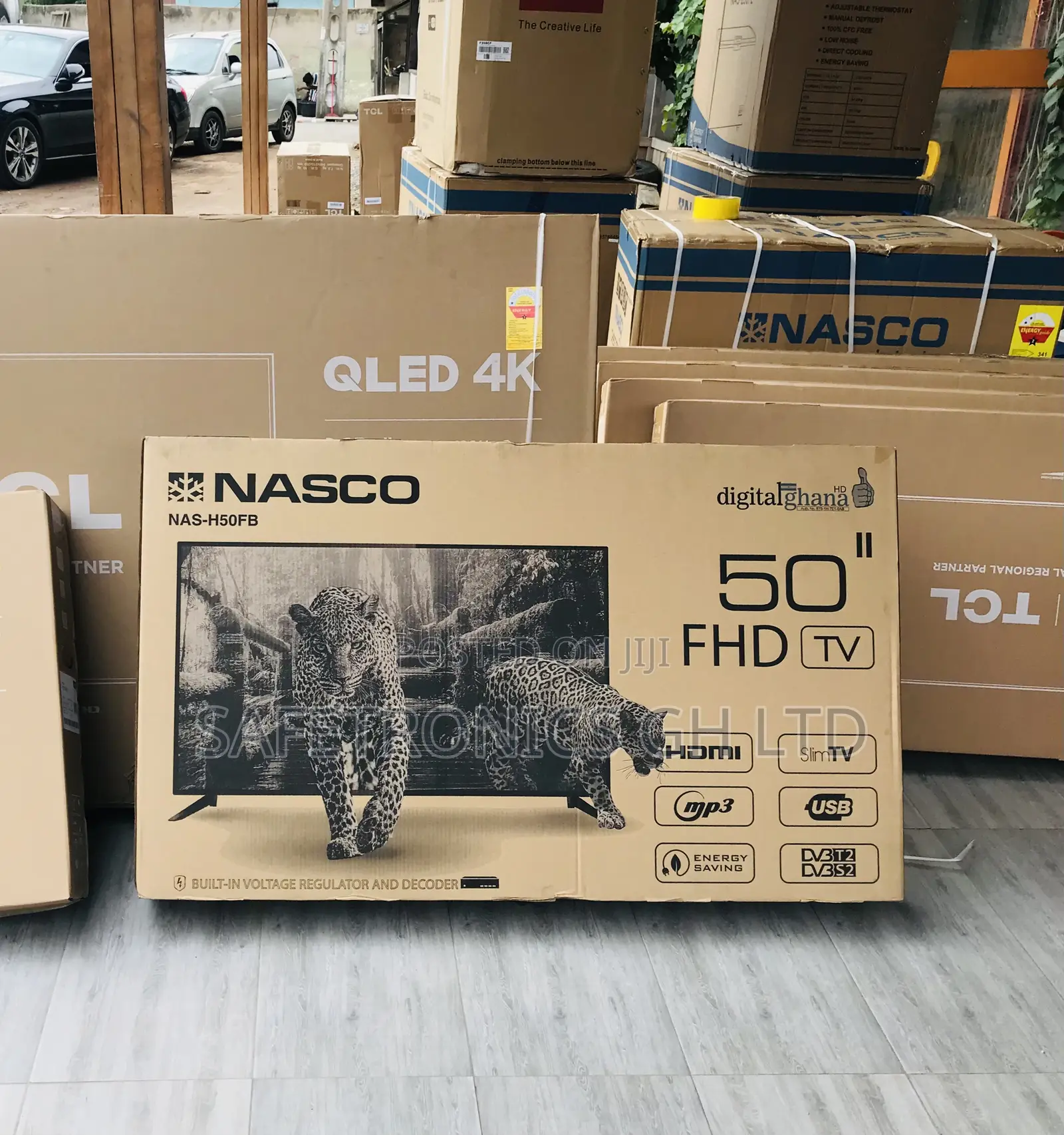 Classic Nasco 50 Inch HD Digital Satellite(Black).