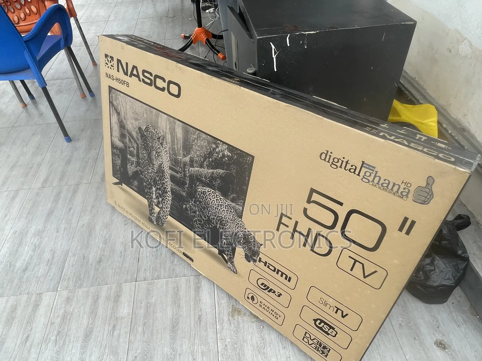 Amazing Durable Nasco 50′′ LED FHD Digital Satellite TV