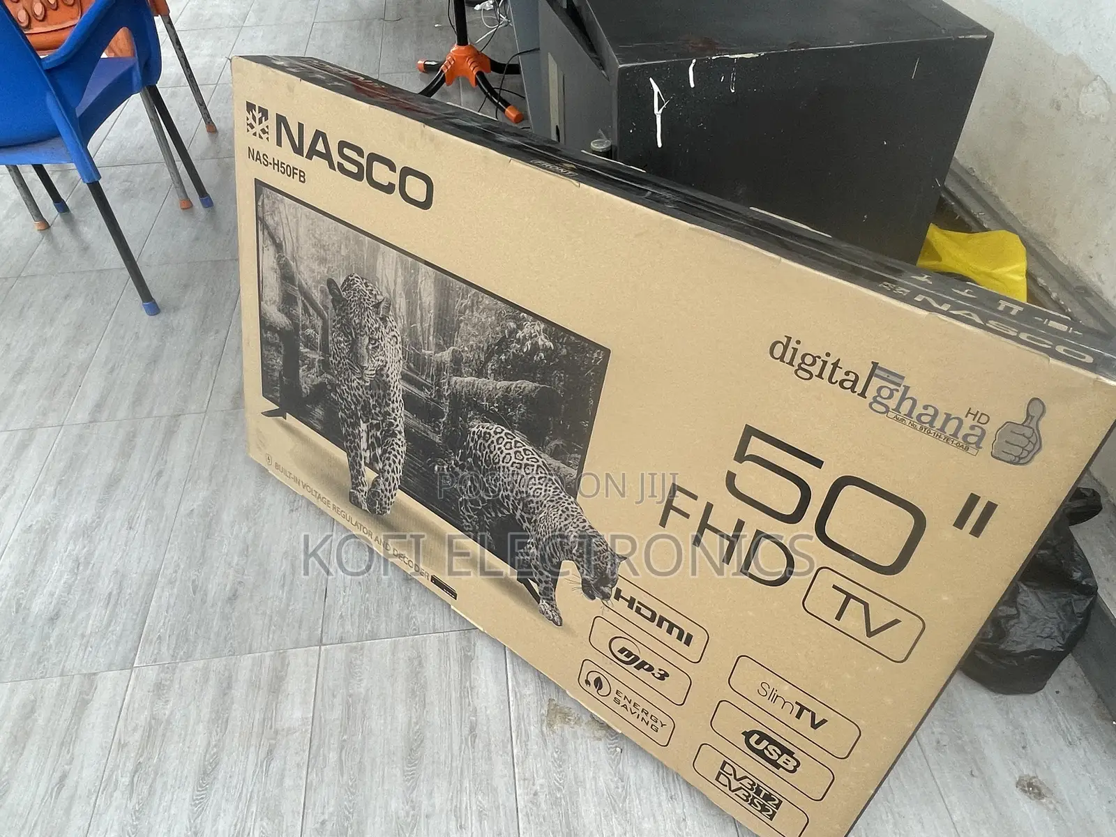 Amazing Durable Nasco 50′′ LED FHD Digital Satellite TV
