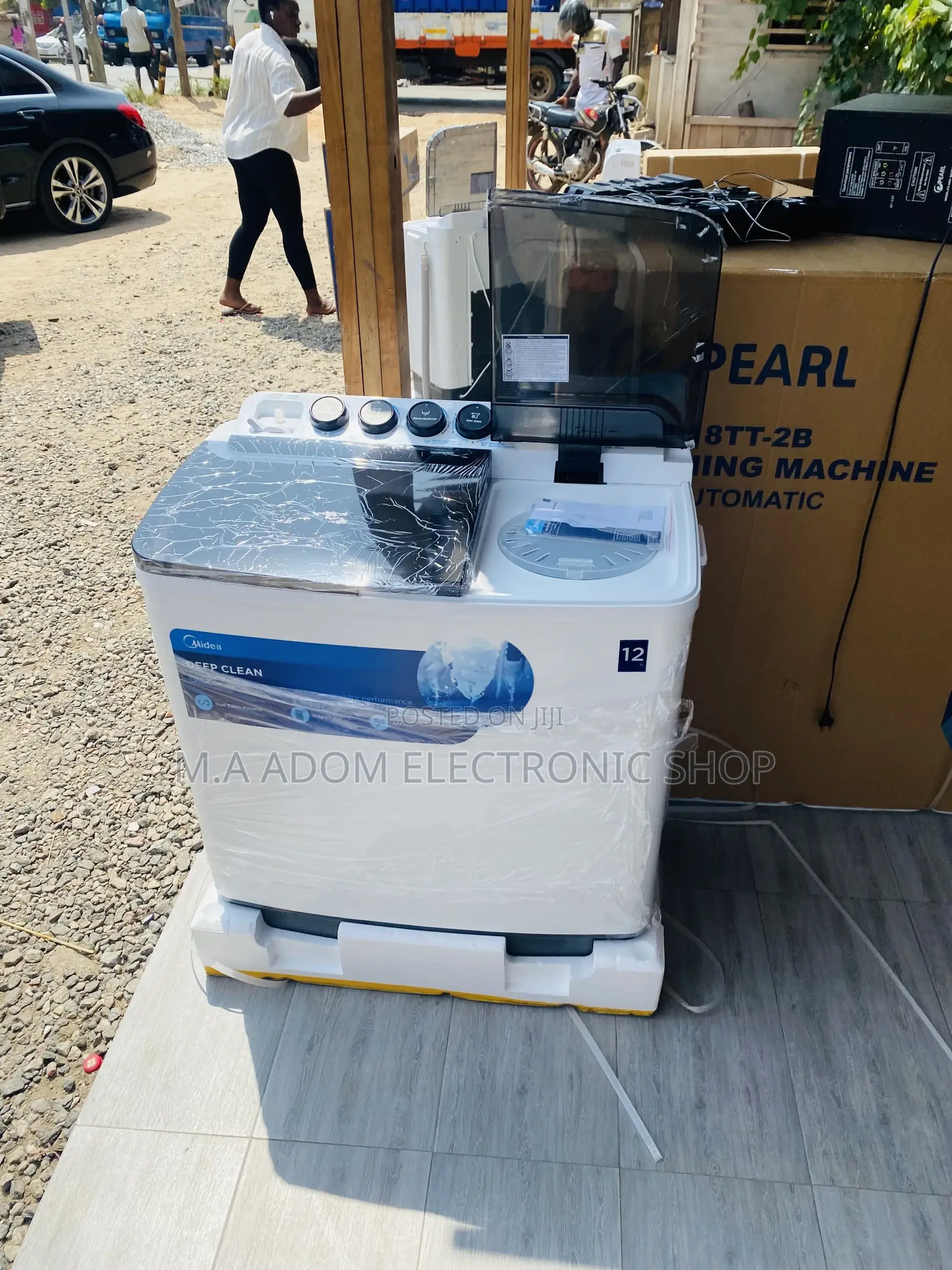 Purchase Adorable Midea 12kg Semi-Automatic Washing Machine.