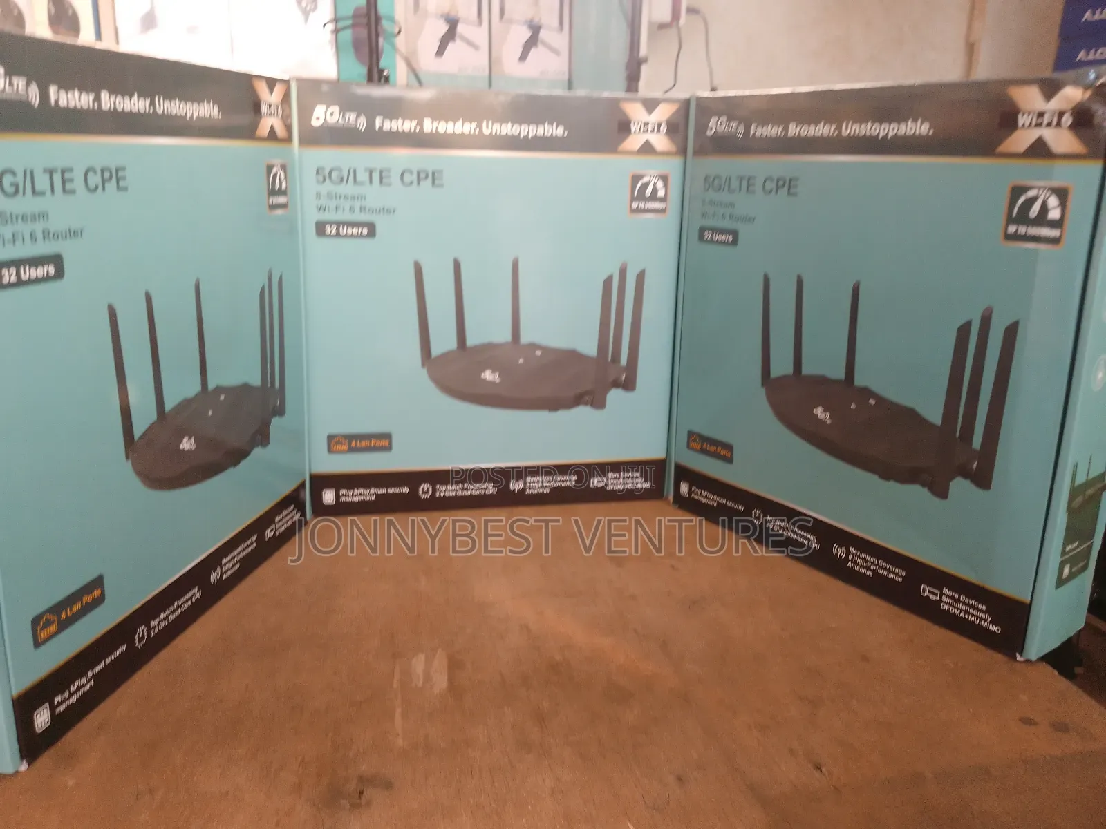 Wifi6 Router 5GLTE Network